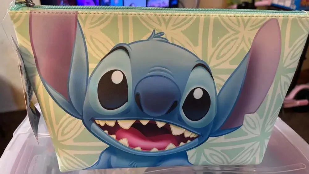Disney Stitch Ohana Wedge Cosmetic Bag